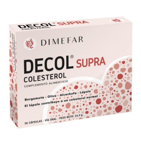 Decol supra colesterol dimefar 30 capsulas.