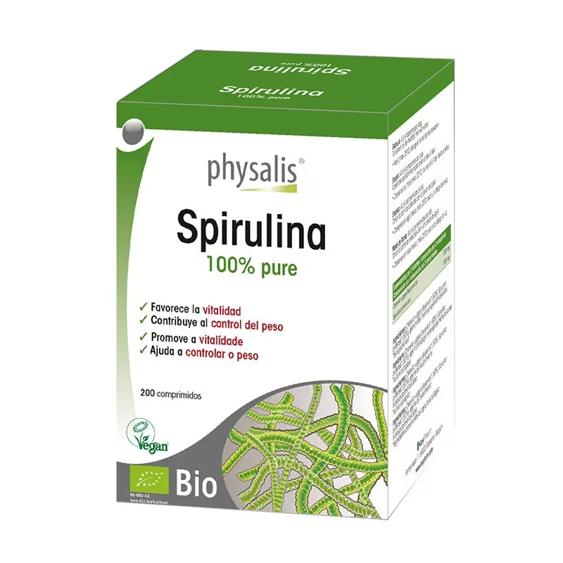 Spirulina bio 200 tabletas physalis