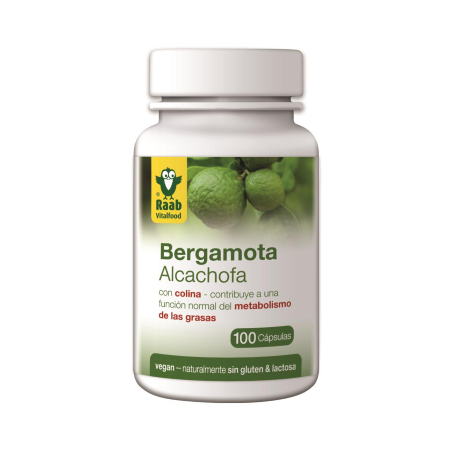 Bergamota alcachofa 100 cap raab vitalfood