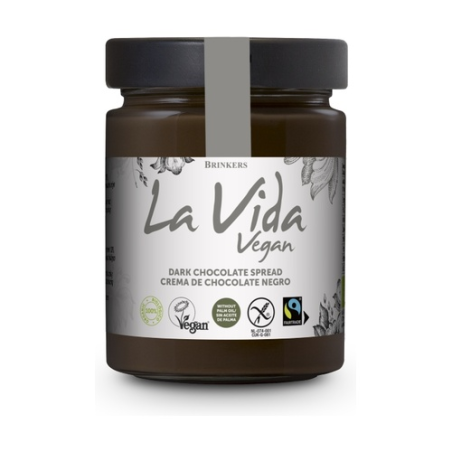 Crema chocolate negro 270g la vida vegan