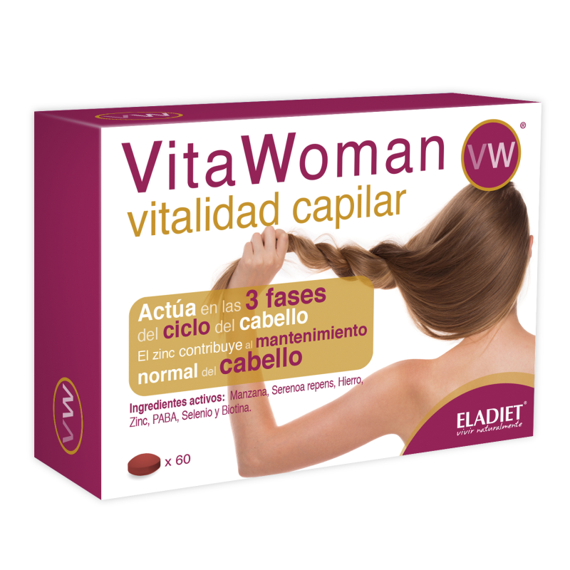 Vitawoman vitalidad capilar 60comp eladiet