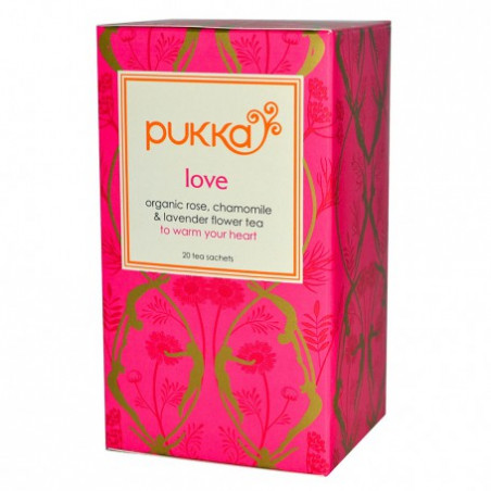 Pukka te love rosa manzanilla