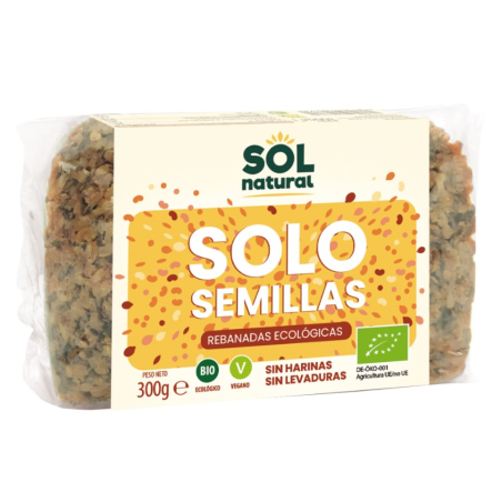 Pan solo semillas rebanadas 300g sol natural