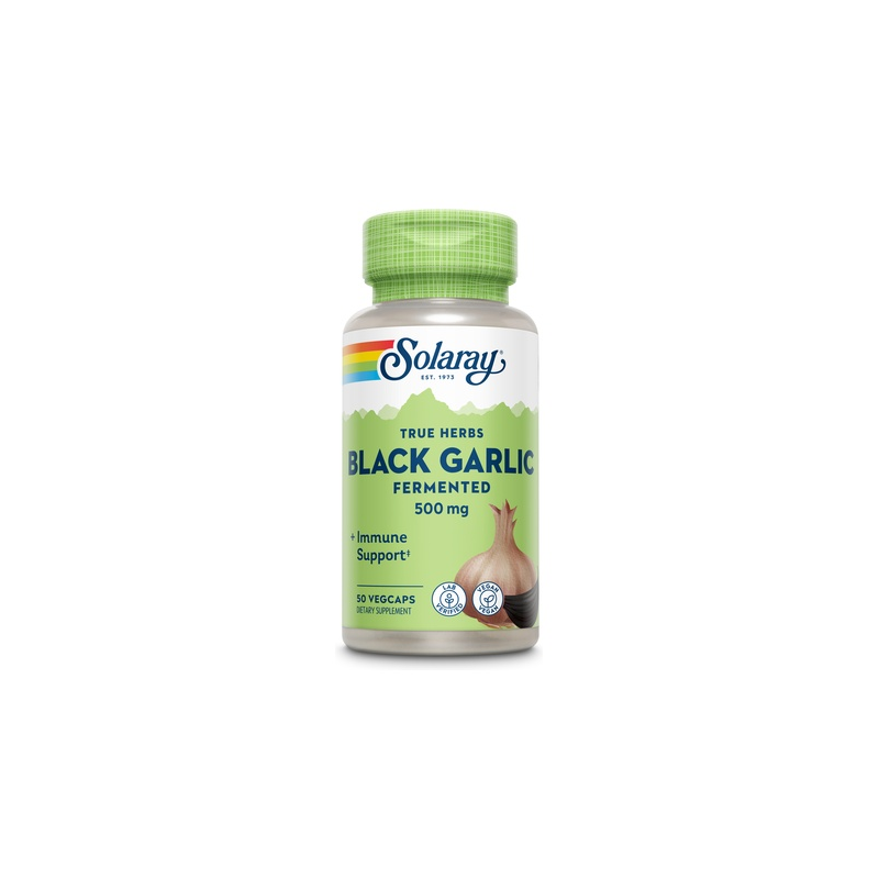 Black garlic blub 500mg  50vegcaps solaray