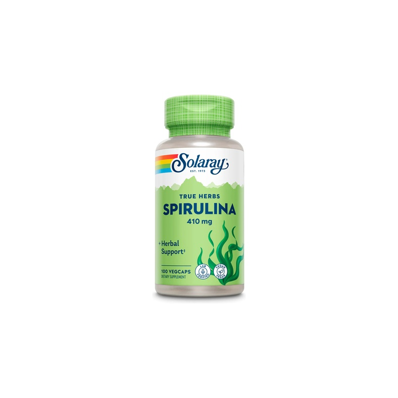 Espirulina 410mg 100caps solaray