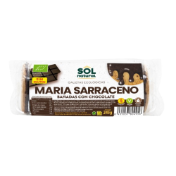 Galletas maria sarraceno bañadas chocolate 200g