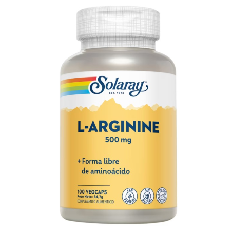 L-arginine 500mg 100c solaray