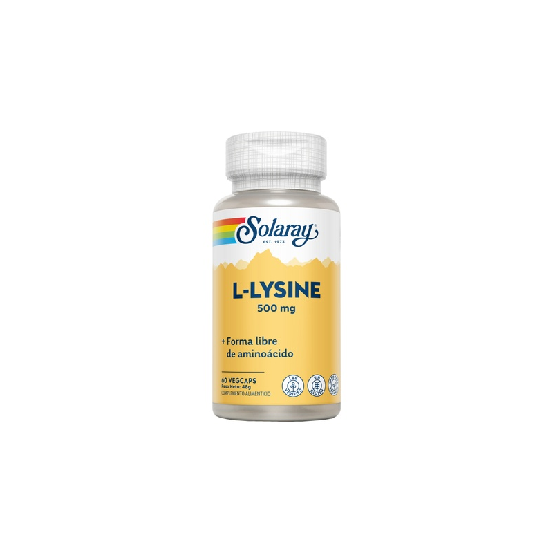 L-lysina 500mg 60c solaray