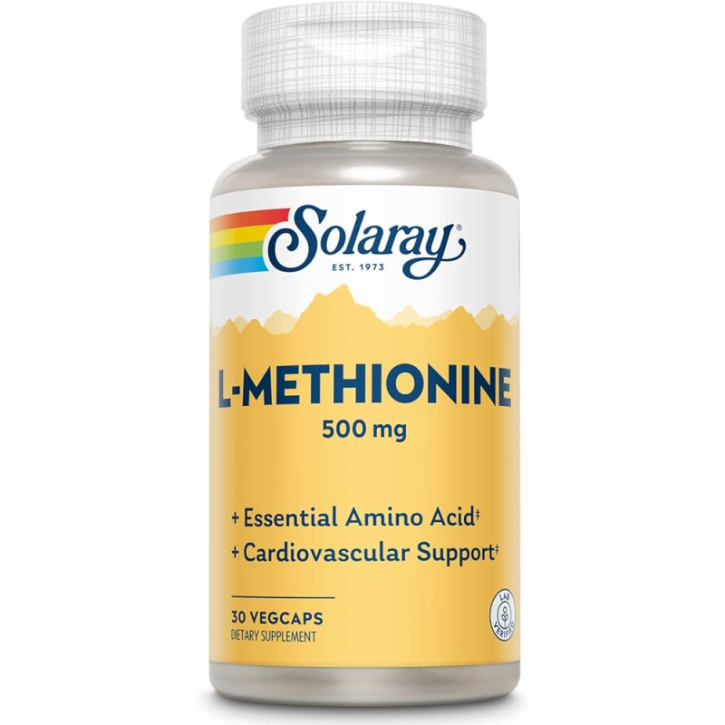 L-methionina 500mg 30 solaray