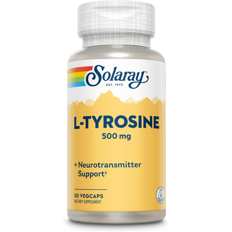 L-tyrosina 500mg 50caps solaray