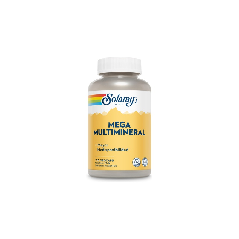 Mega multi mineral 120cap  solaray