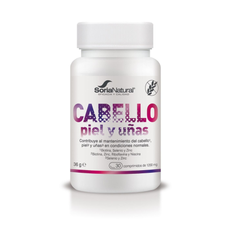 Cabello piel y uñas 30comp soria natural