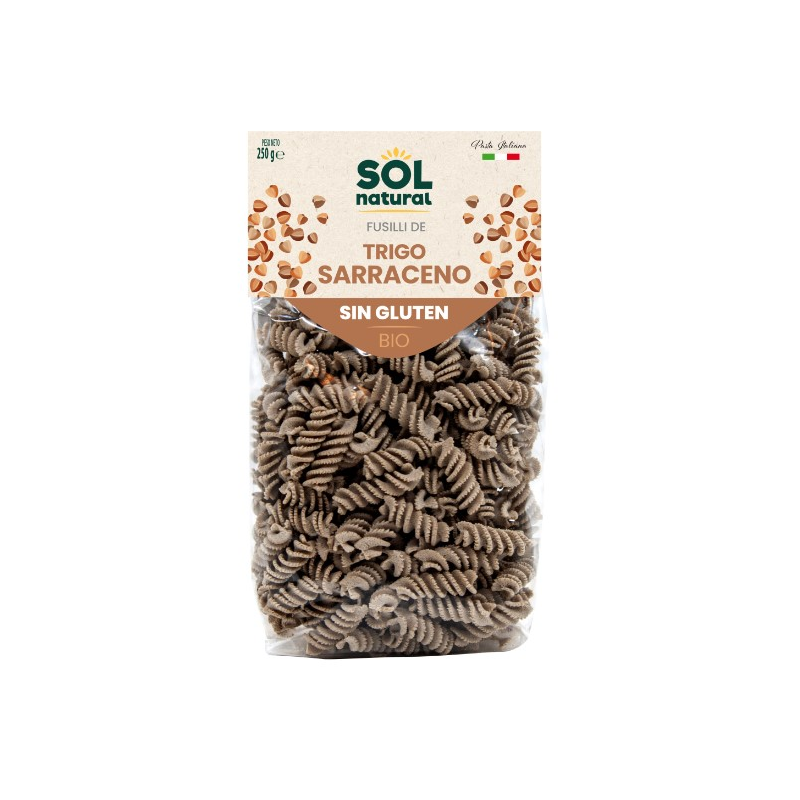 Fusilli trigo sarraceno bio 250g sol natural