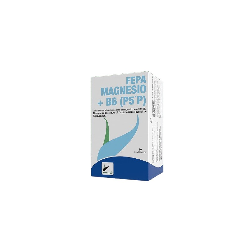 Fepa magnesio + b6 p5´p 60 cap fepadiet