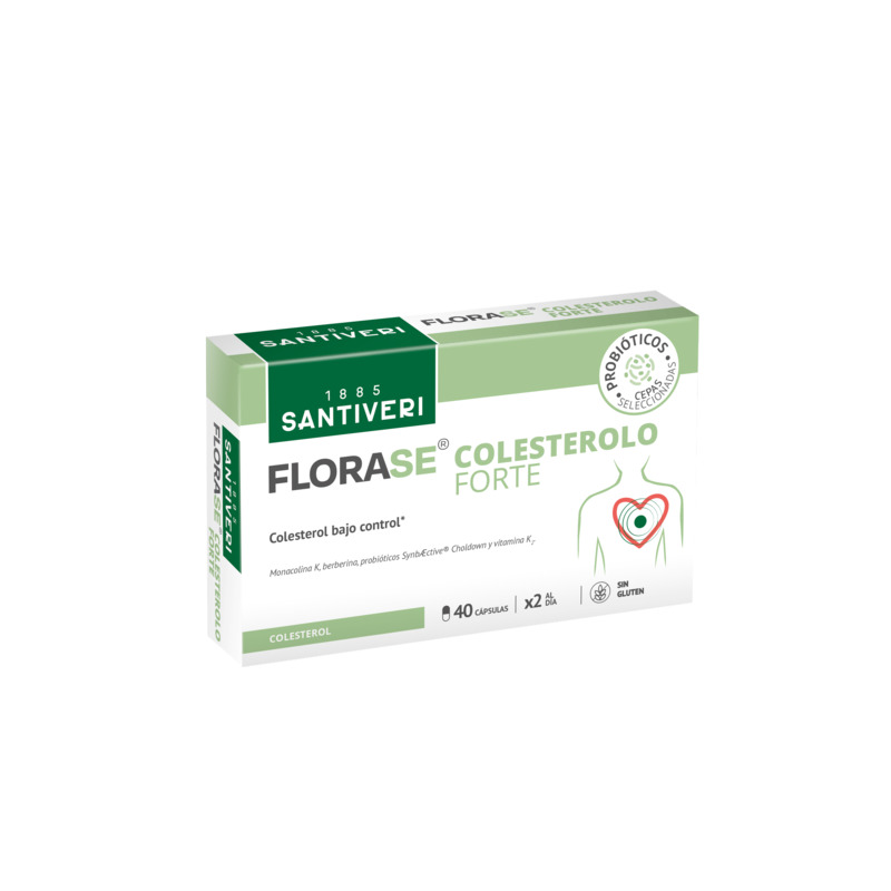 Florase colesterolo forte 40cap santiveri