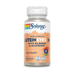 Lutein 18 con mezcla arandanos 30 cap solaray