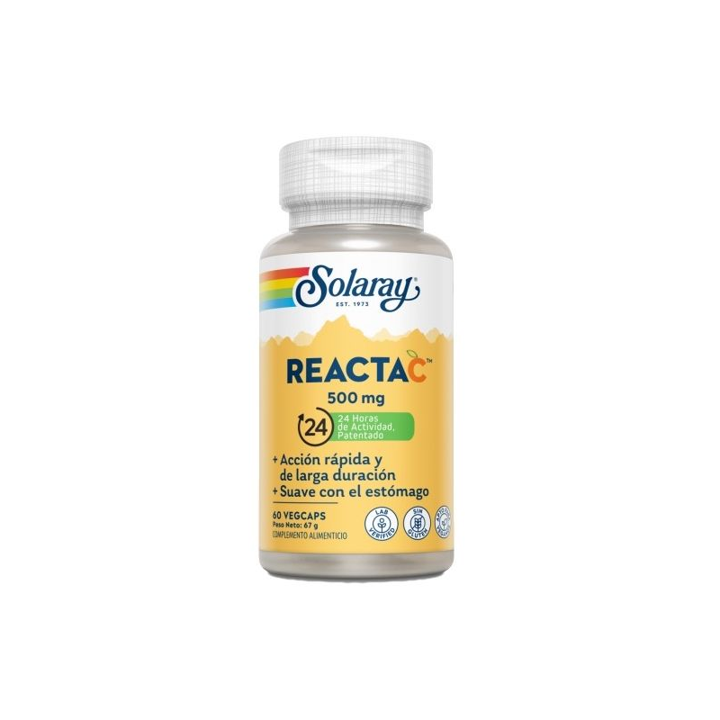 Reacta c 500mg 60cap solaray