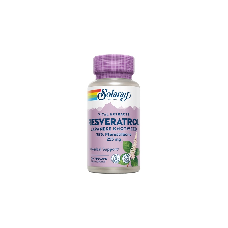 Super resveratrol 30cap solaray