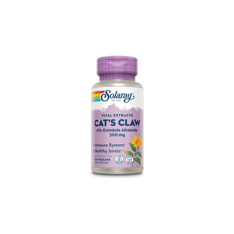 Uña de gato 30cap solaray
