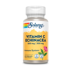 Vitamina  c+ echinacea 60 vegcaps    solaray