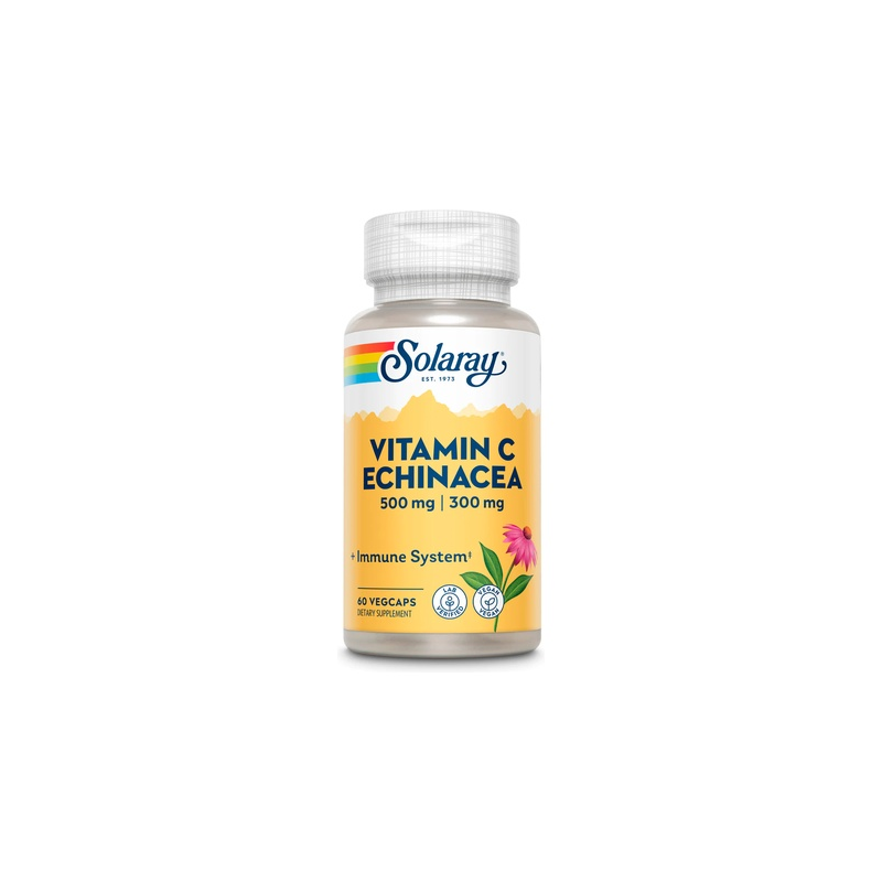 Vitamina  c+ echinacea 60 vegcaps    solaray