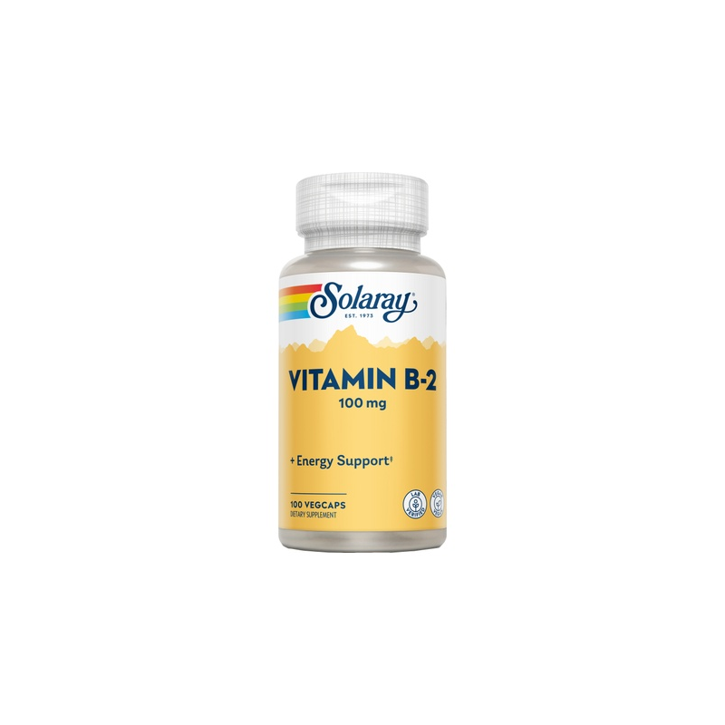 Vitamina b2 100cap 100mg solaray
