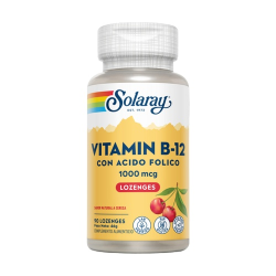 Vitamina b12 acido folico 1000mg 90 solaray