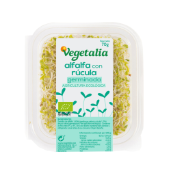 Germinado alfalfa con rucula 70g vegetalia