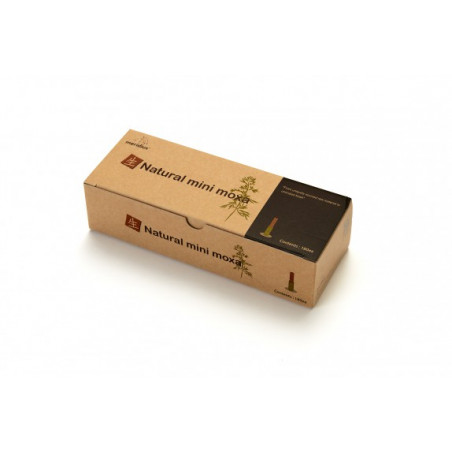 Moxa hueca adhesiva verde con humo 180und asia nat