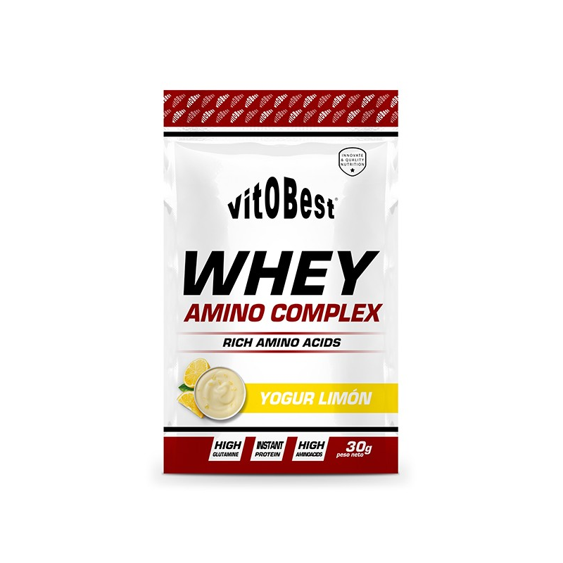 Whey amino complex yogur limon 15 sobres vitobest
