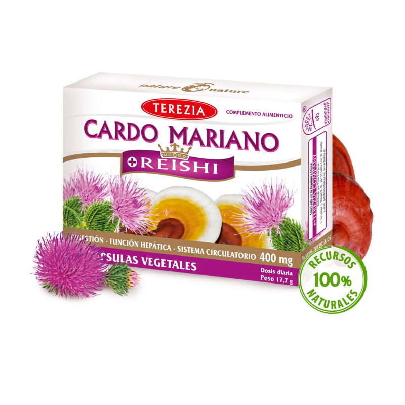 Cardo mariano + reishi 60 cap terezia