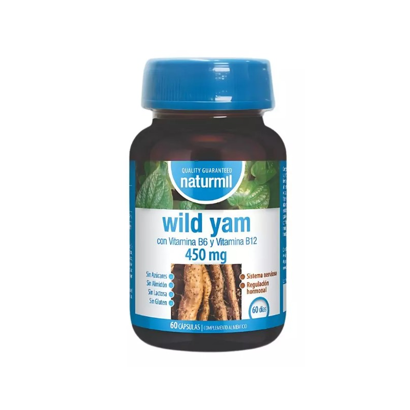 Wild yam 450 mg 60 caps naturmil