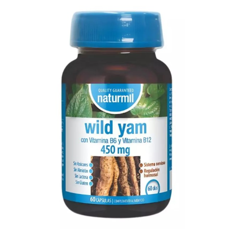 Wild yam 450 mg 60 caps naturmil