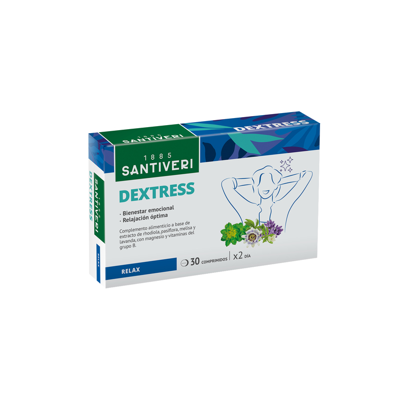 Dextress relax 30 comprimidos santiveri.
