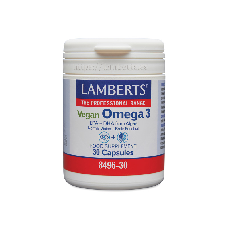 Omega 3 vegano 30 capsulas lamberts