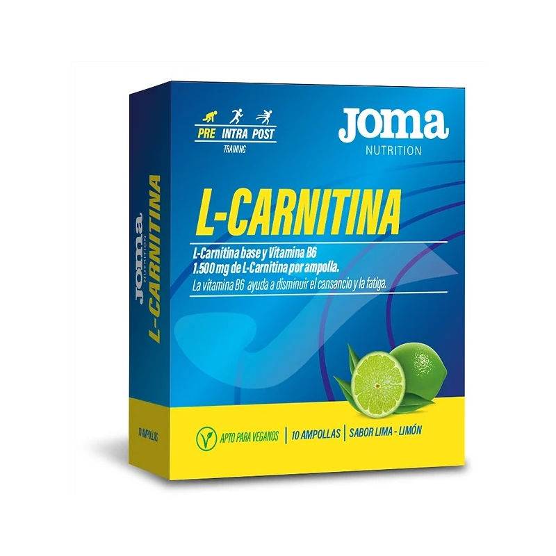 L-carnitina sabor lima limon 10 ampollas joma