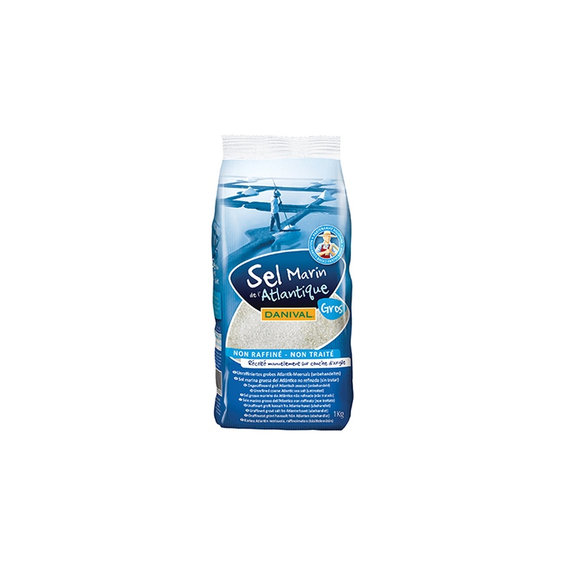 Sal marina gris gruesa del atlantico danival 1 kg