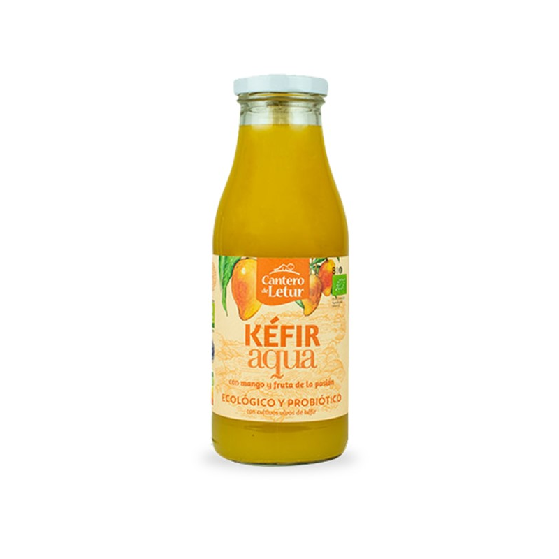 Kefir agua mango fruta pasion 500 ml cantero letur