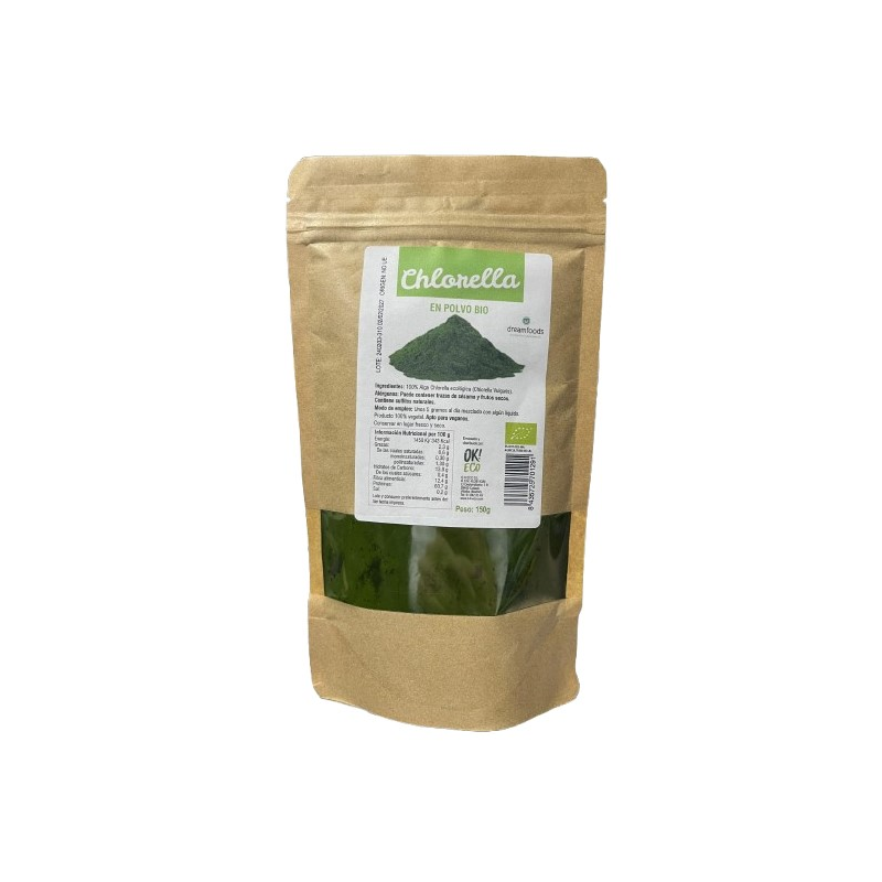 Chlorella polvo 150 g dreamfoods ok eco