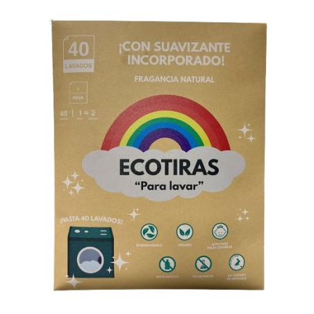 Ecotiras para lavar con suavizante 40 lavados