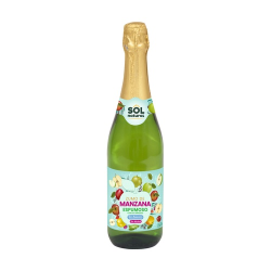 Zumo manzana espumoso sin alcohol 750 ml sol n