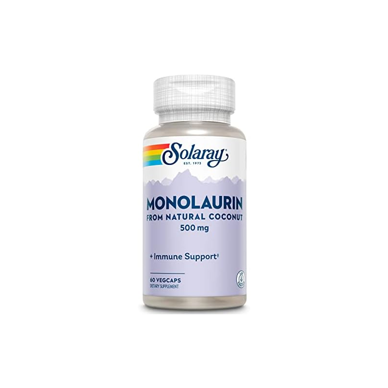 Monolaurin del coco 500 mg 60 vegcaps solaray