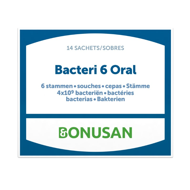 Bacteri 6 oral 14 sobres bonusan