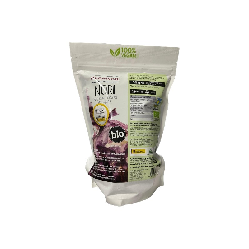 Alga nori copos bio 50 g algamar