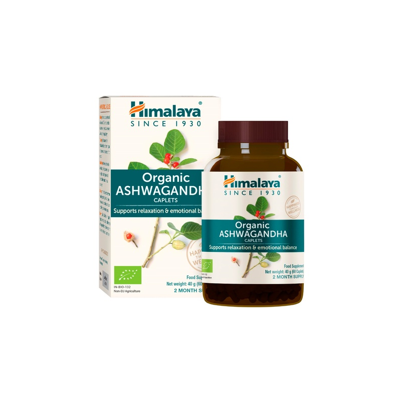 Ashwagandha organic 60 capsulas himalaya