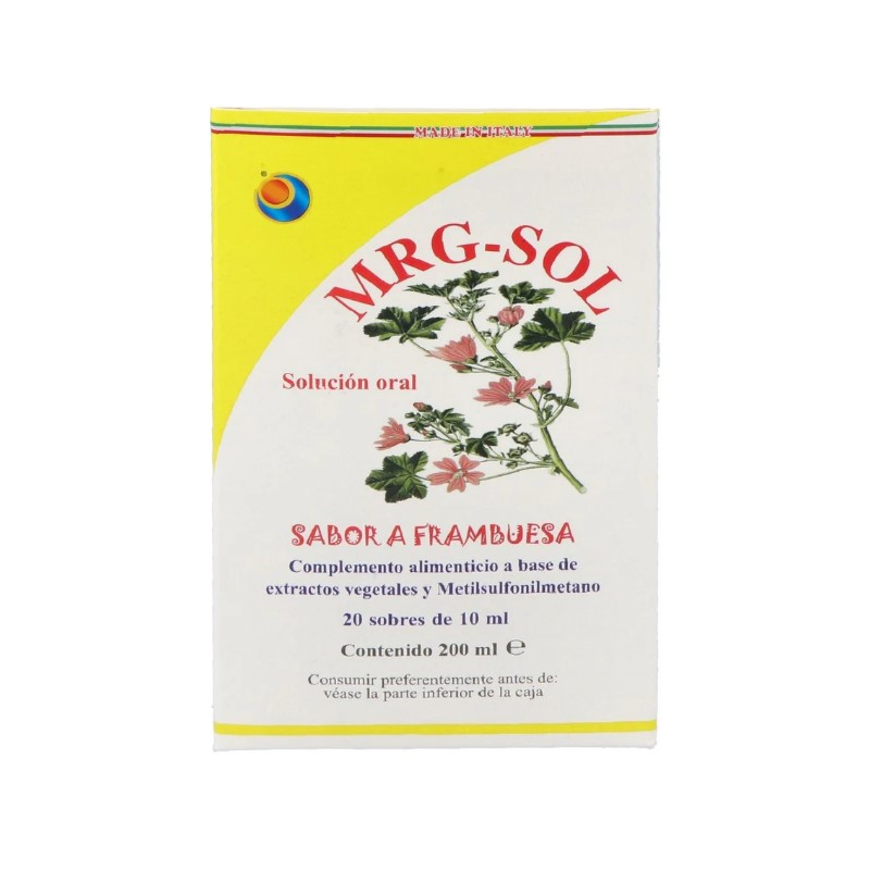 Mrg-sol sabor frambuesa 20 sobres herboplanet