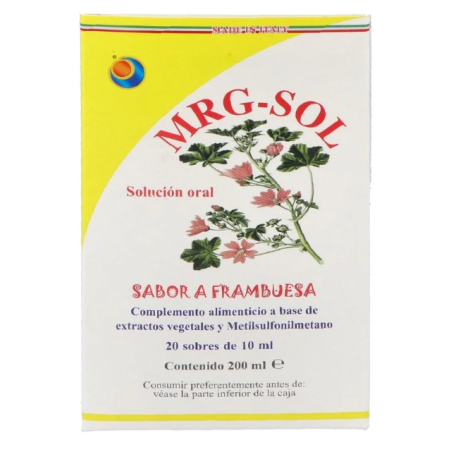 Mrg-sol sabor frambuesa 20 sobres herboplanet