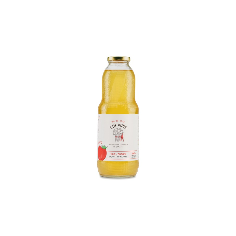 Zumo manzana natural 1 l cal valls