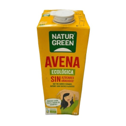 Bebida avena sin azucares 1l naturgreen