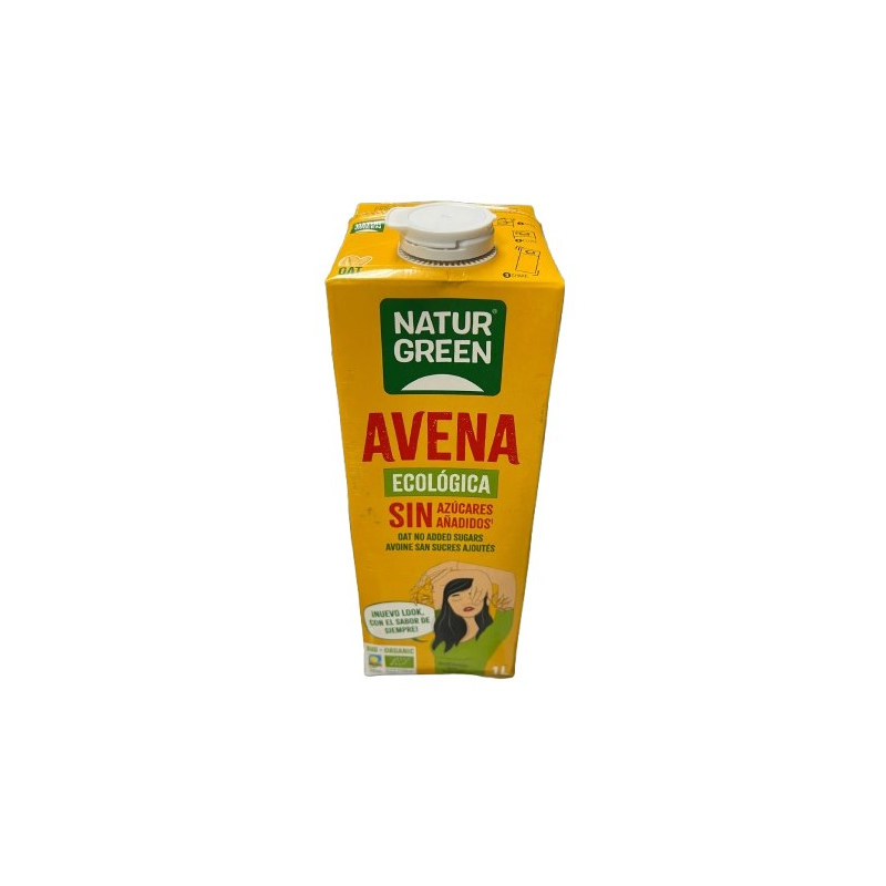 Bebida avena sin azucares 1l naturgreen